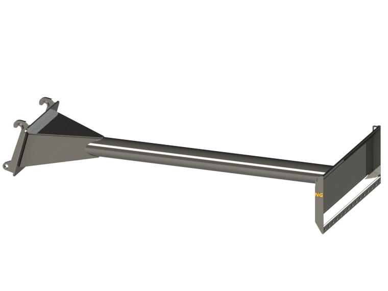 Pousseur de Grain pour Chargeuse sur Pneus